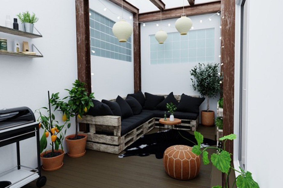 home staging garten vorher